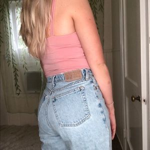 Vintage 90’s High Rise Button Express Bleus Jeans